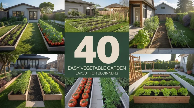 40 Easy Vegetable Garden Layout Ideas for Beginners Vegetable Garden Layout