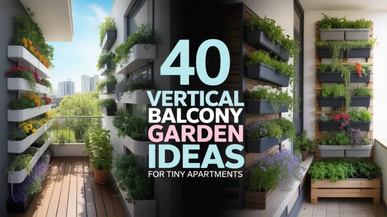 40 Vertical Balcony Garden Ideas for Tiny Apartments balcony garden ideas