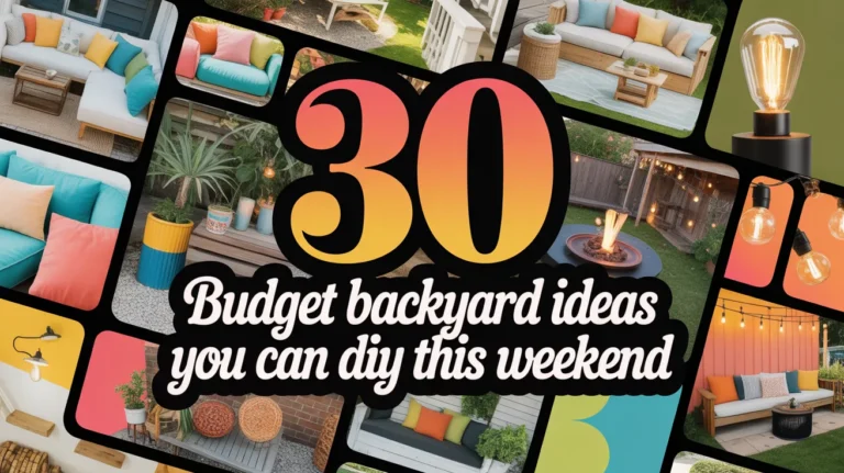 budget backyard ideas