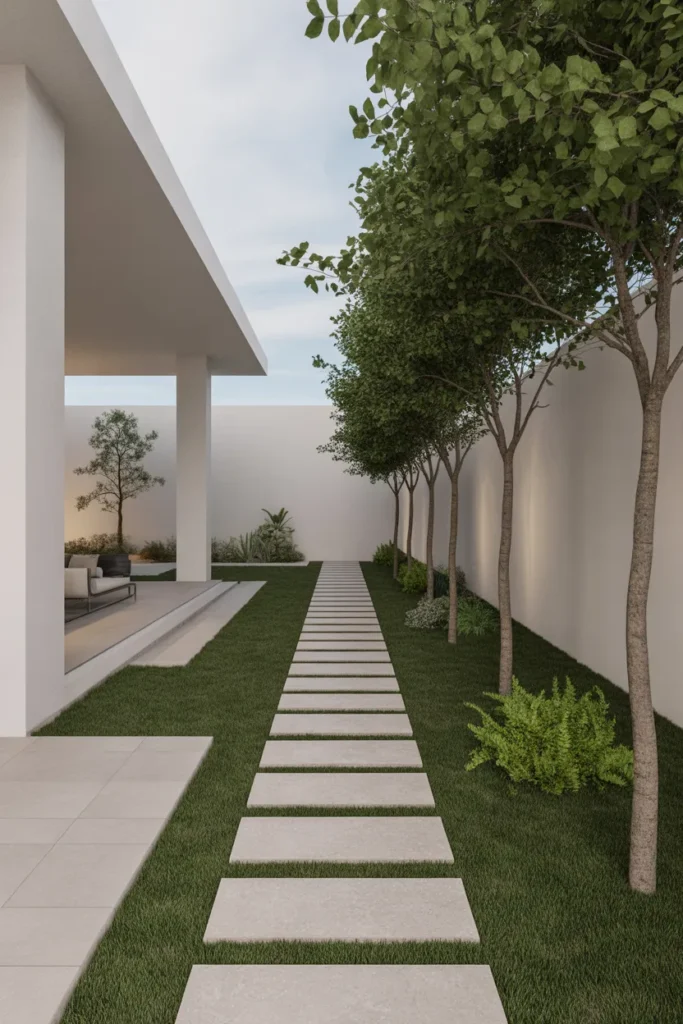 narrow backyard ideas