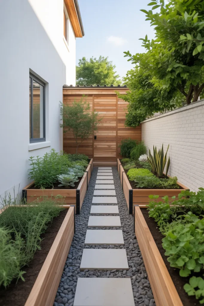 narrow backyard ideas