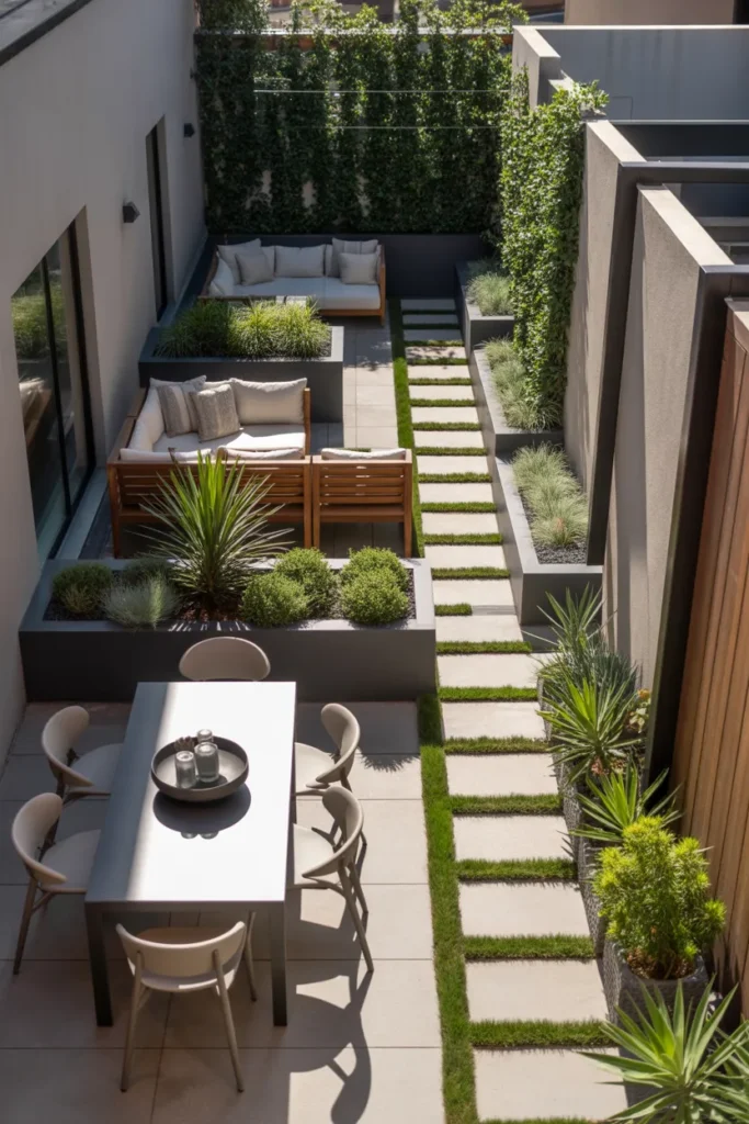 narrow backyard ideas