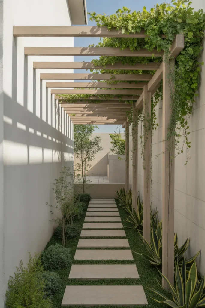 side yard landscaping