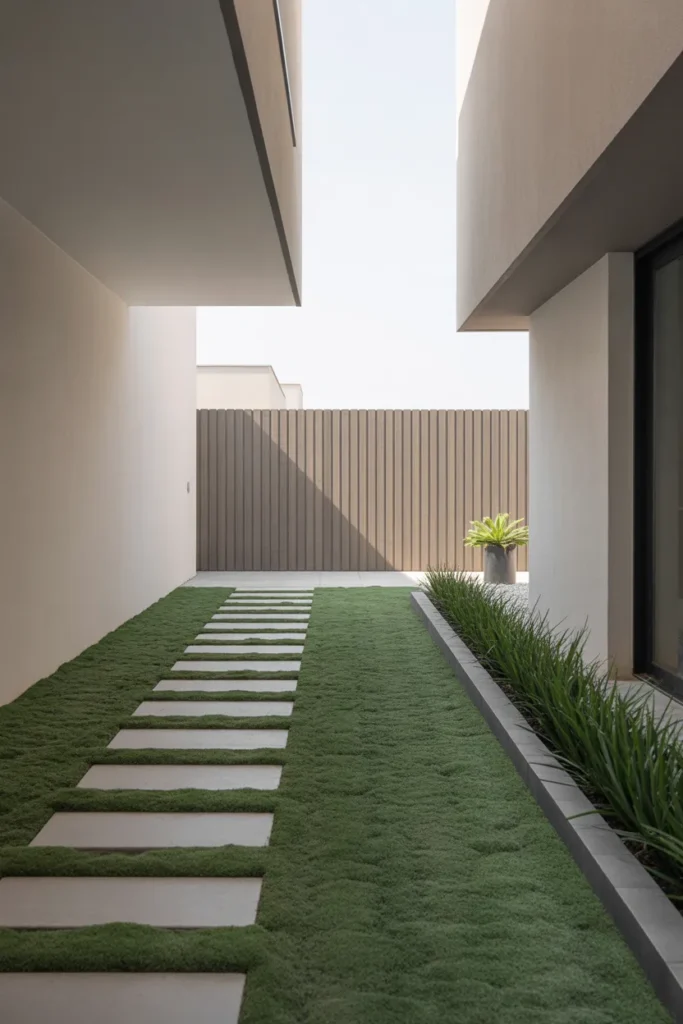 side yard landscaping