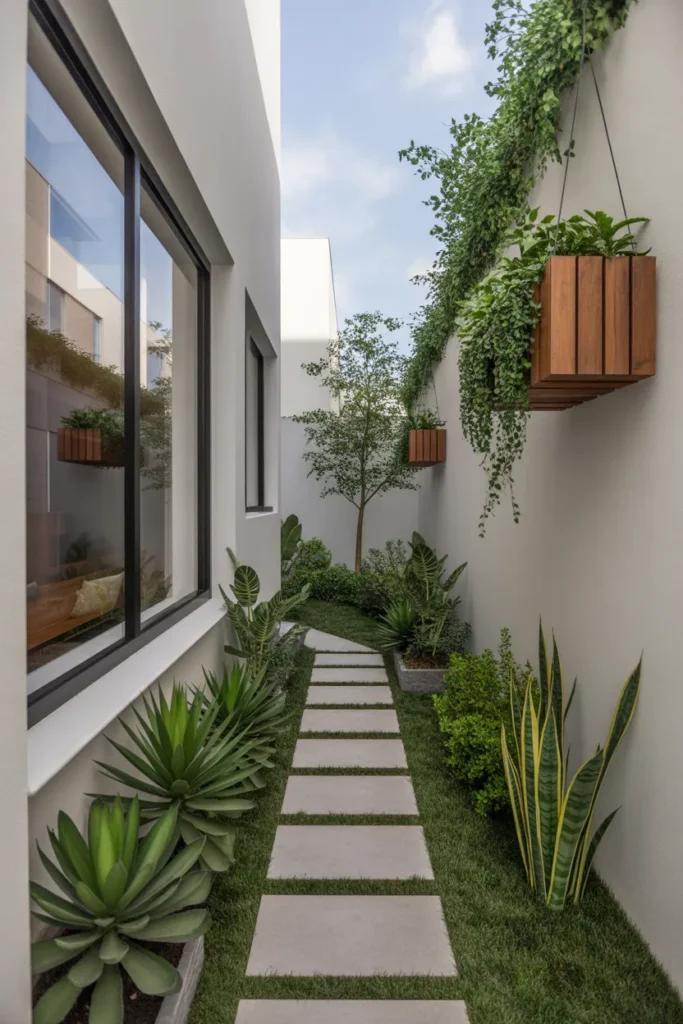 side yard landscaping