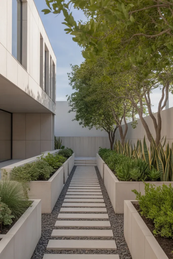 side yard landscaping