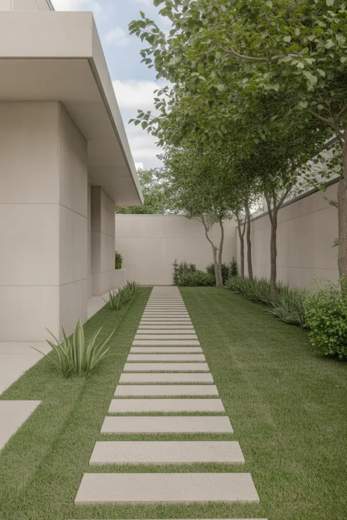 side yard landscaping