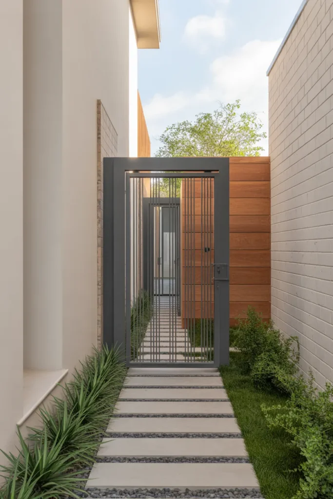 side yard landscaping