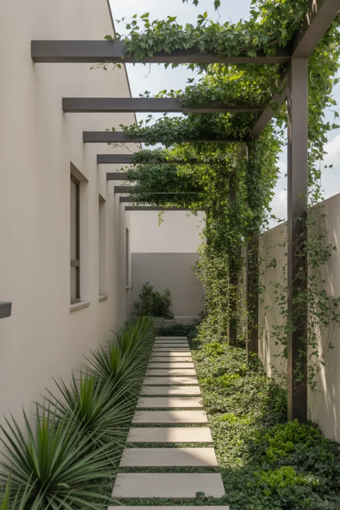 side yard landscaping