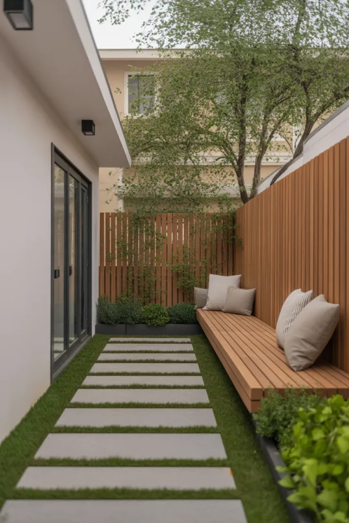 side yard landscaping