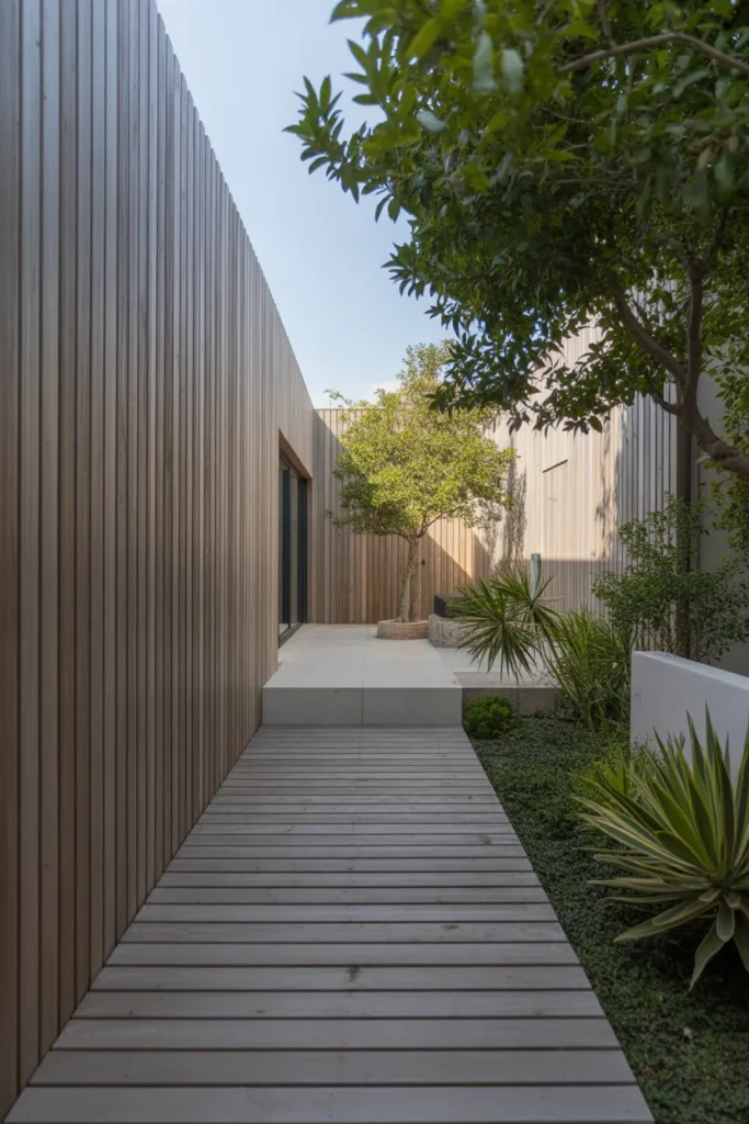 side yard landscaping