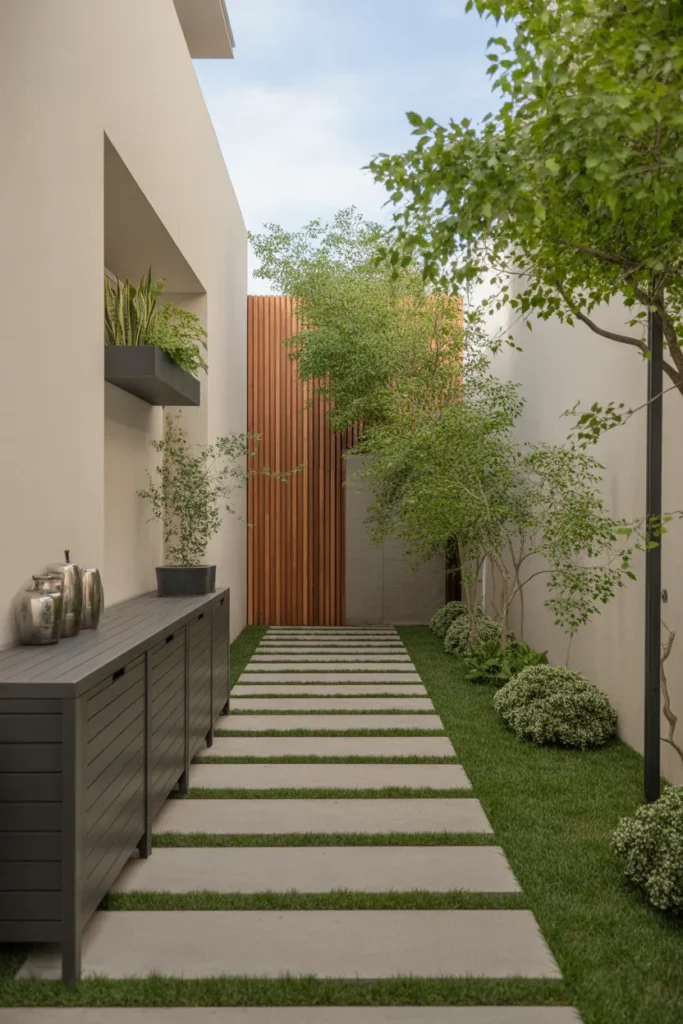 side yard landscaping