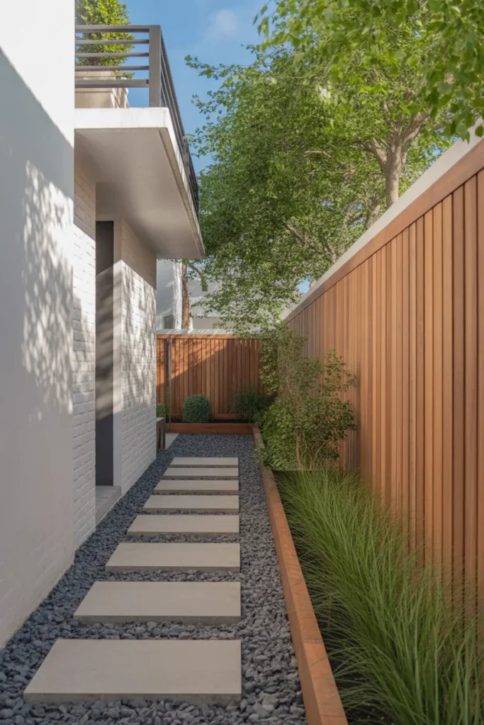 side yard landscaping