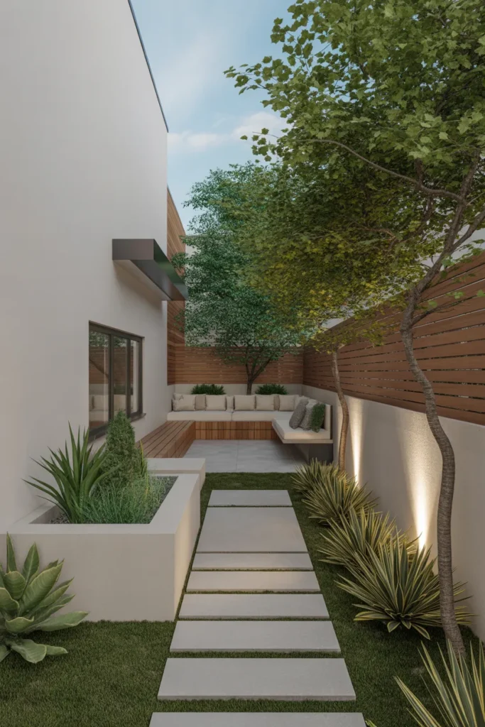 side yard landscaping