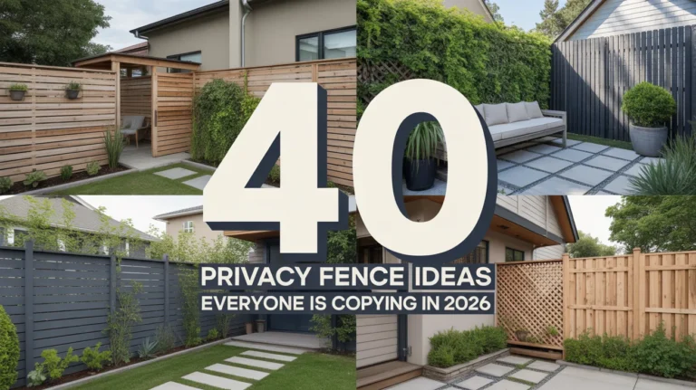 40 Privacy Fence Ideas Everyone Is Copying in 2026