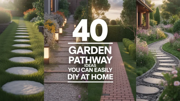 40 Garden Pathway Ideas You Can Easily DIY at Home