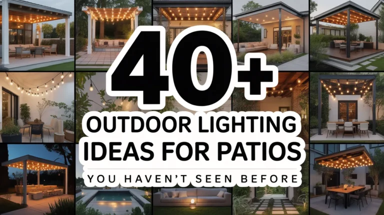 40 Outdoor Lighting Ideas for Patios You Haven’t Seen Before